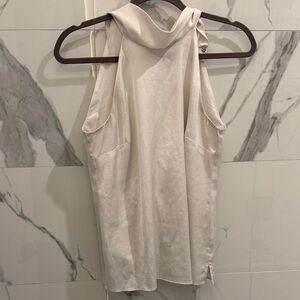 White House Black Market Cream Blouse